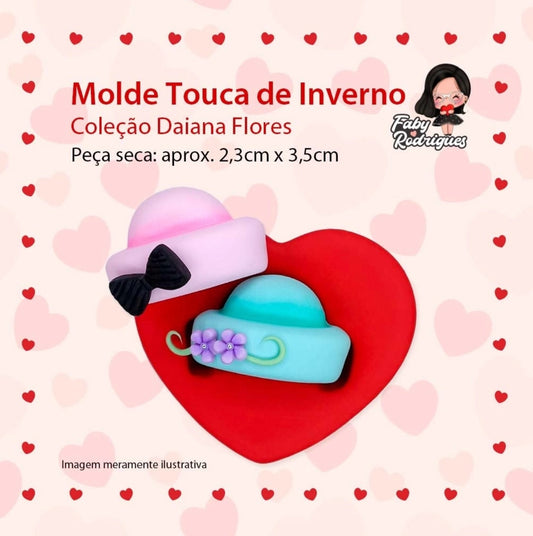Molde de Silicon Touca de Inverno FR
