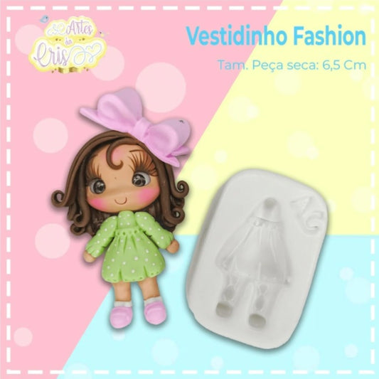 Molde de Silicon Vestidinho Fashion AC